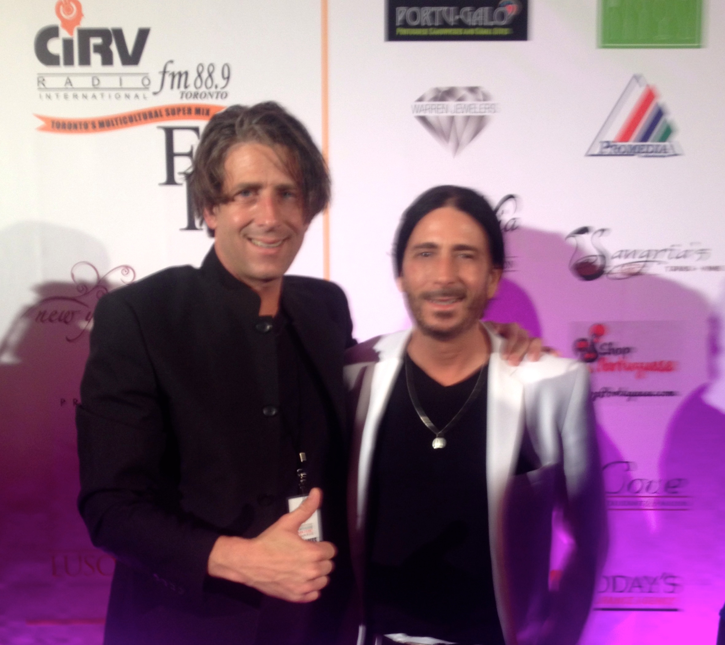 on the Red Carpet with my famous brother 