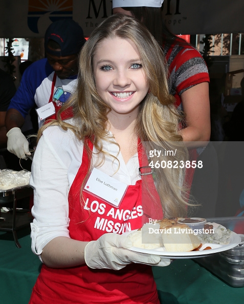Elise Luthman at the Los Angeles Mission Christmas Eve Event for Skid Row Homeless Los Angeles Mission Christmas Eve Event for Skid Row Homeless