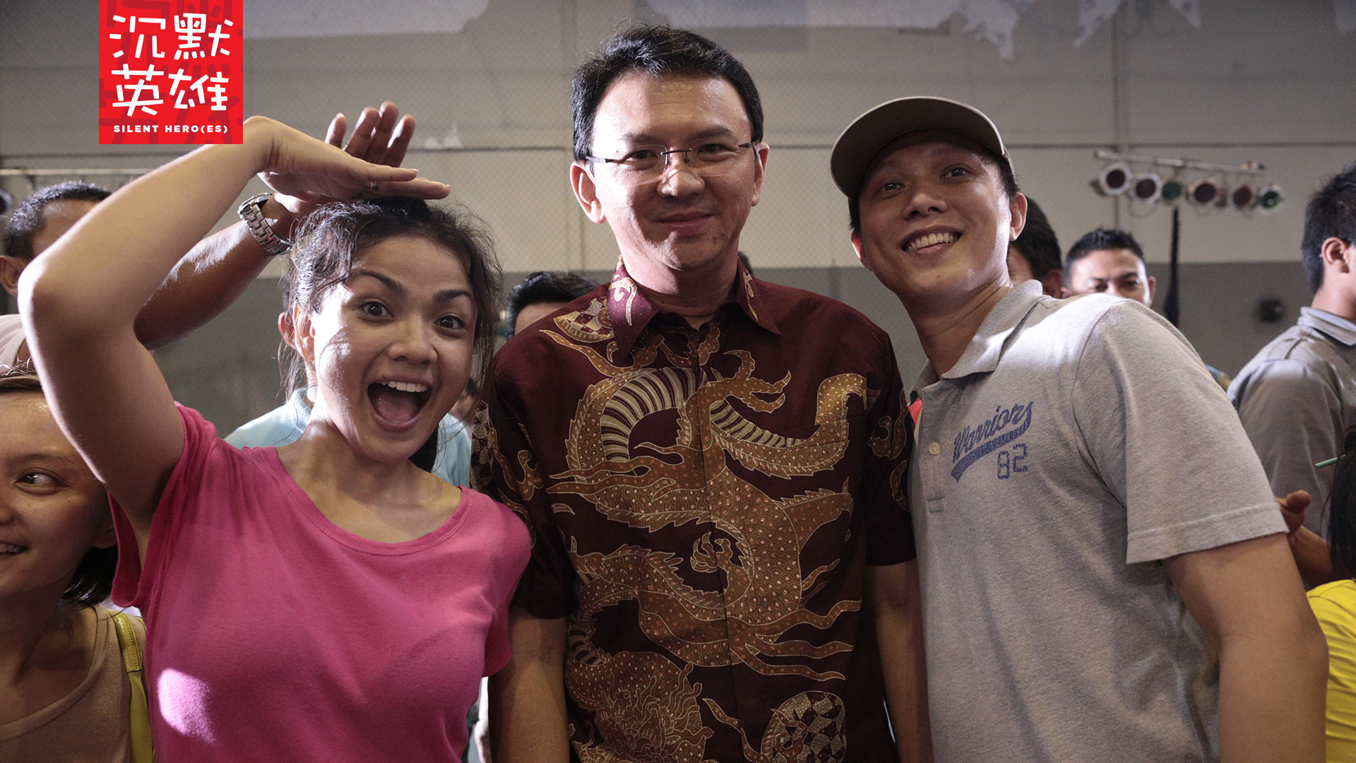 Nirina Zubir, our cast with Mr. Basuki Tjahaja Purnama, the governor of DKI Jakarta.