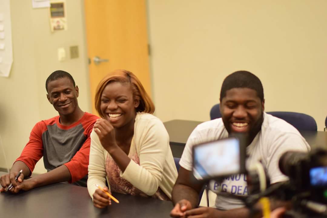 Still of Quinten Johnson, Alexis Louder, and Hakeem Stevens in Wishful Thinking.