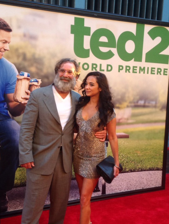 Patrick Walsh and Vitoria Setta at Ted 2 premiere in New York.