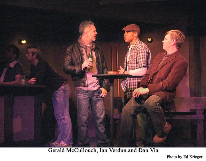 Daddy at the Hudson Mainstage in Los Angeles. Ian Verdun, Gerald McCullouch, and Dan Via