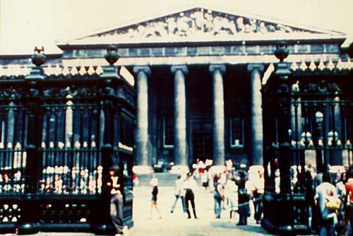 British Museum - frame from a documentary movie I shot in 1976 on the ancient artifacts of Mesopotamia.