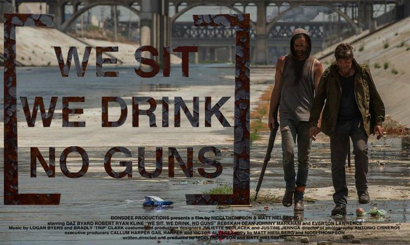 Film Poster: We Sit. We Drink. No Guns.