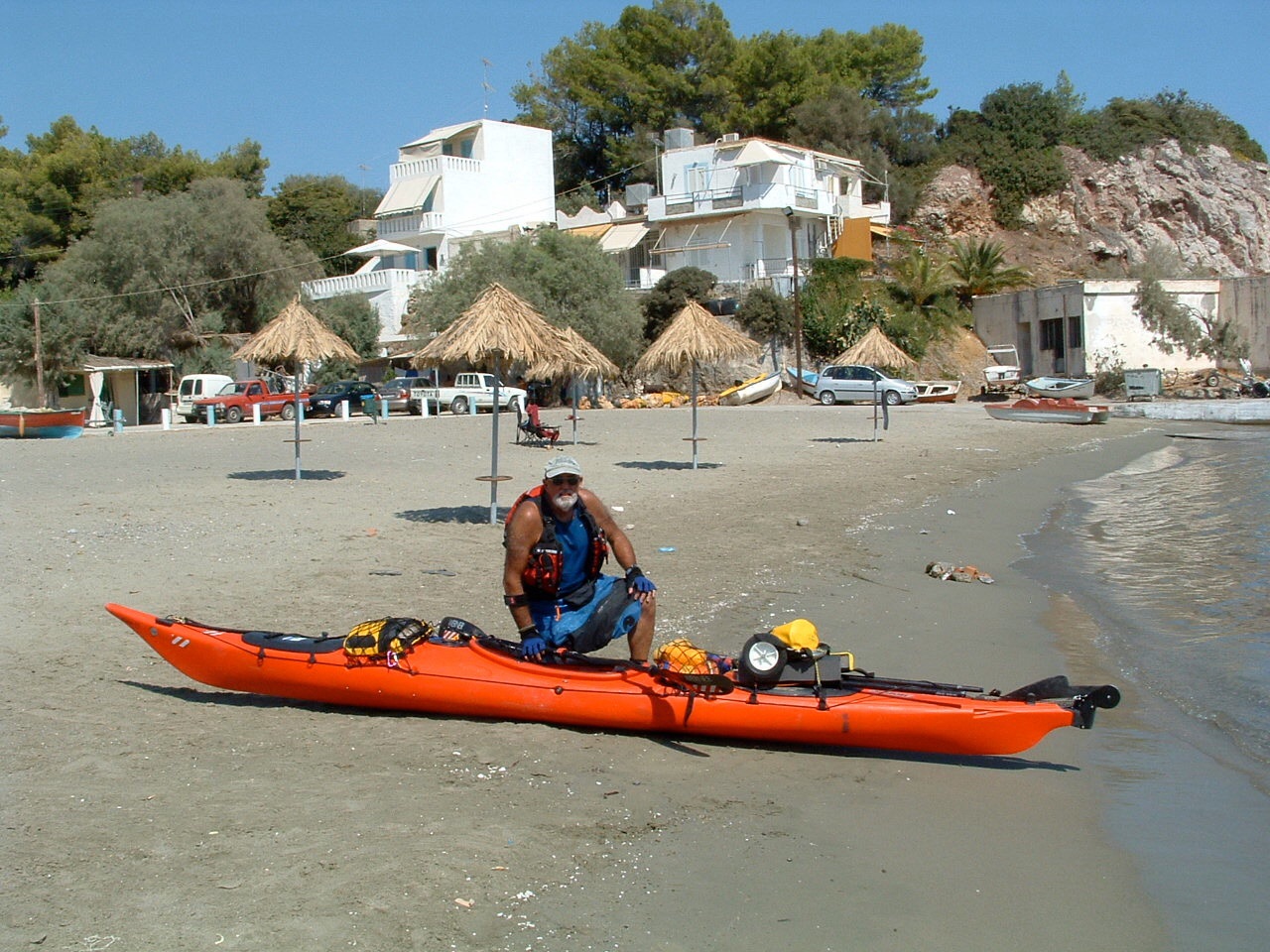 Crete solo paddle, September 2007