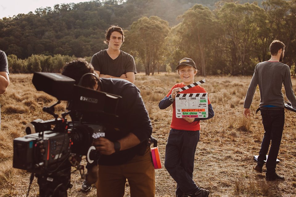 Behind the scenes on set of Alienation 2014