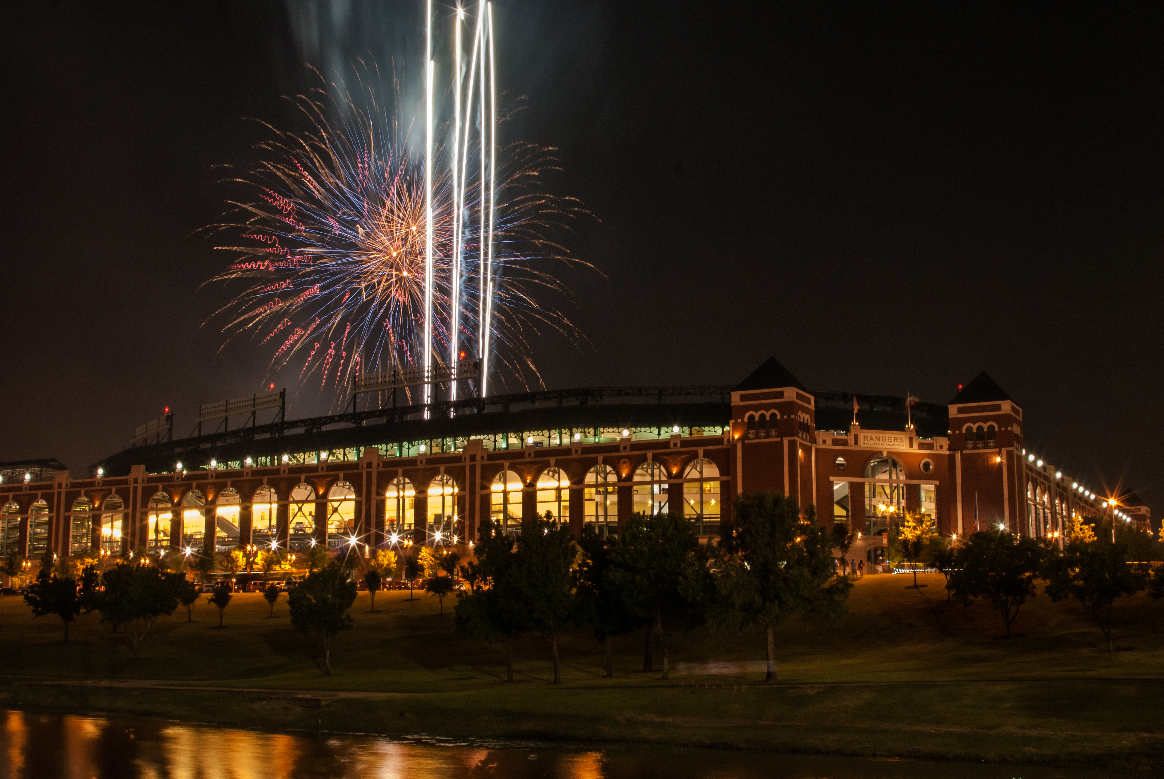 Globe Life Park in Arlington, Texas,home of the Texas Rangers.