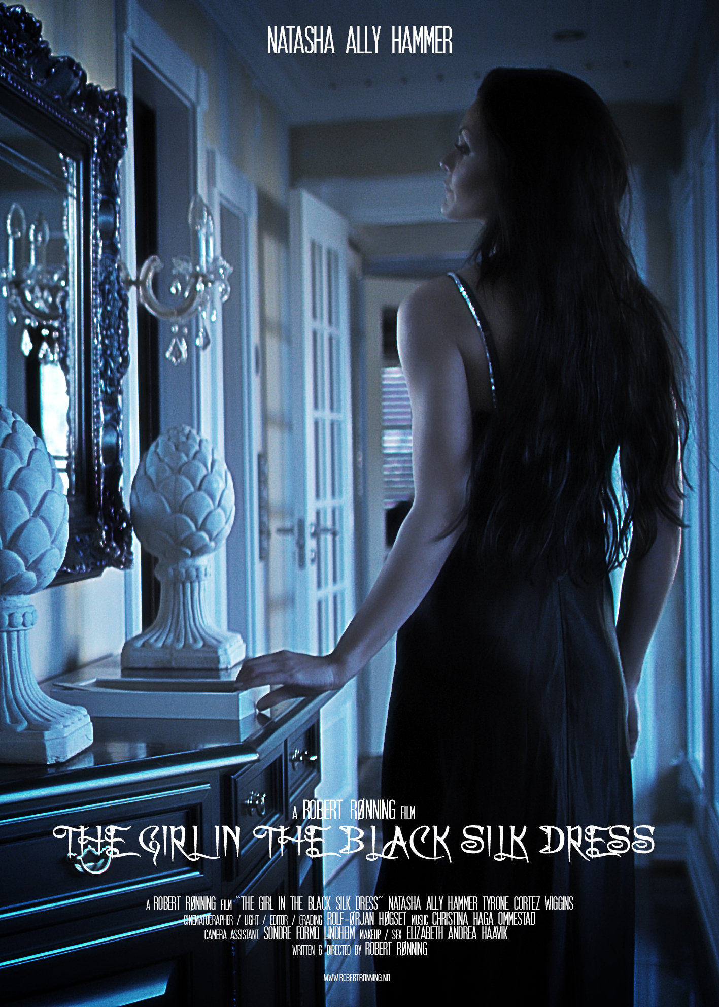 The Girl in the Black Silk Dress
