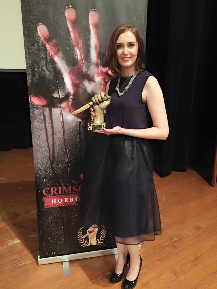 At Crimson Screen Horror Film Festival-2015. With Best Cinematography award won for 