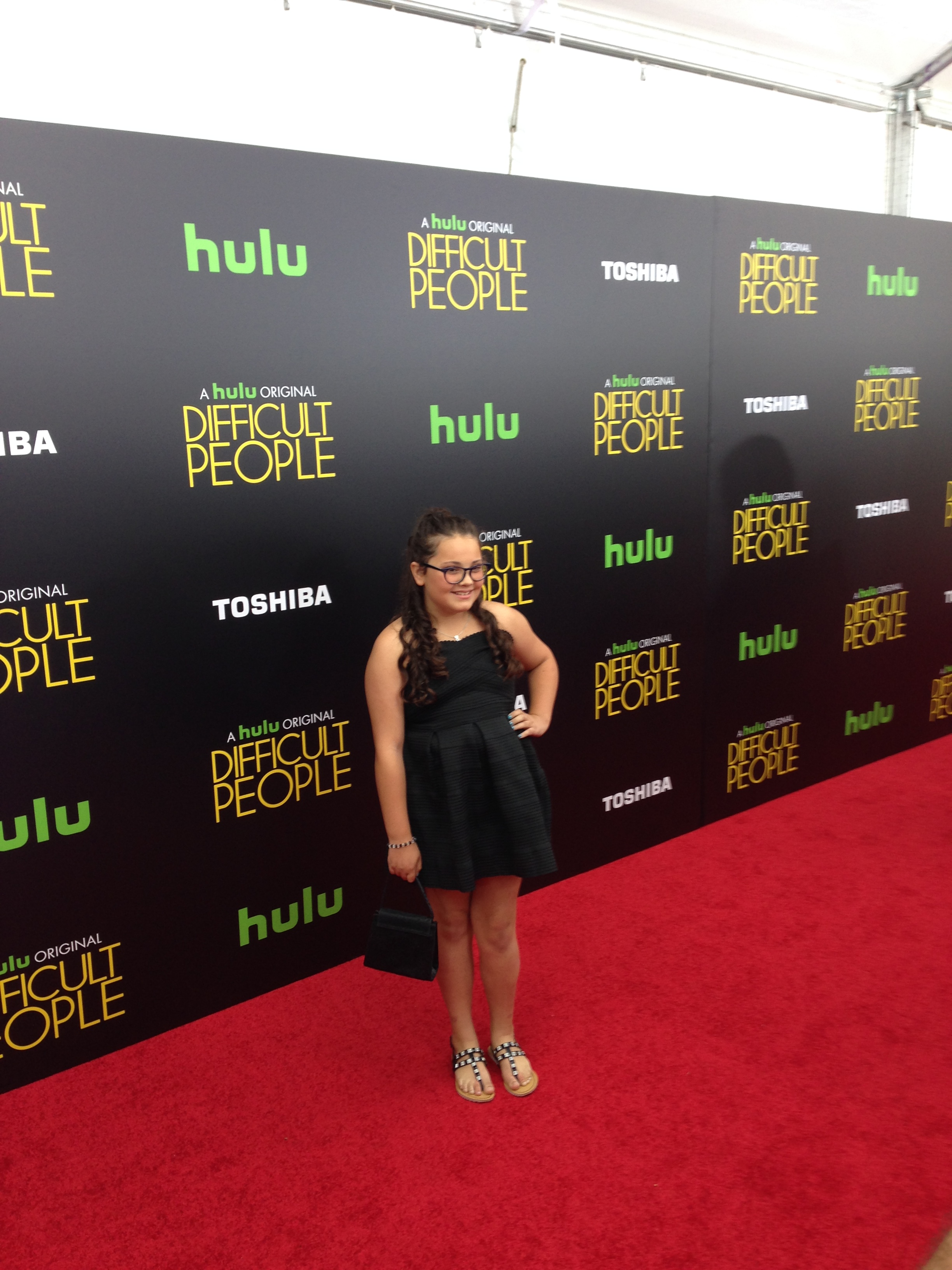 Dahlia White at the Difficult People premiere in New York City.