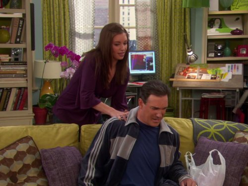 Still of Bianca Kajlich and Patrick Warburton in Rules of Engagement (2007)