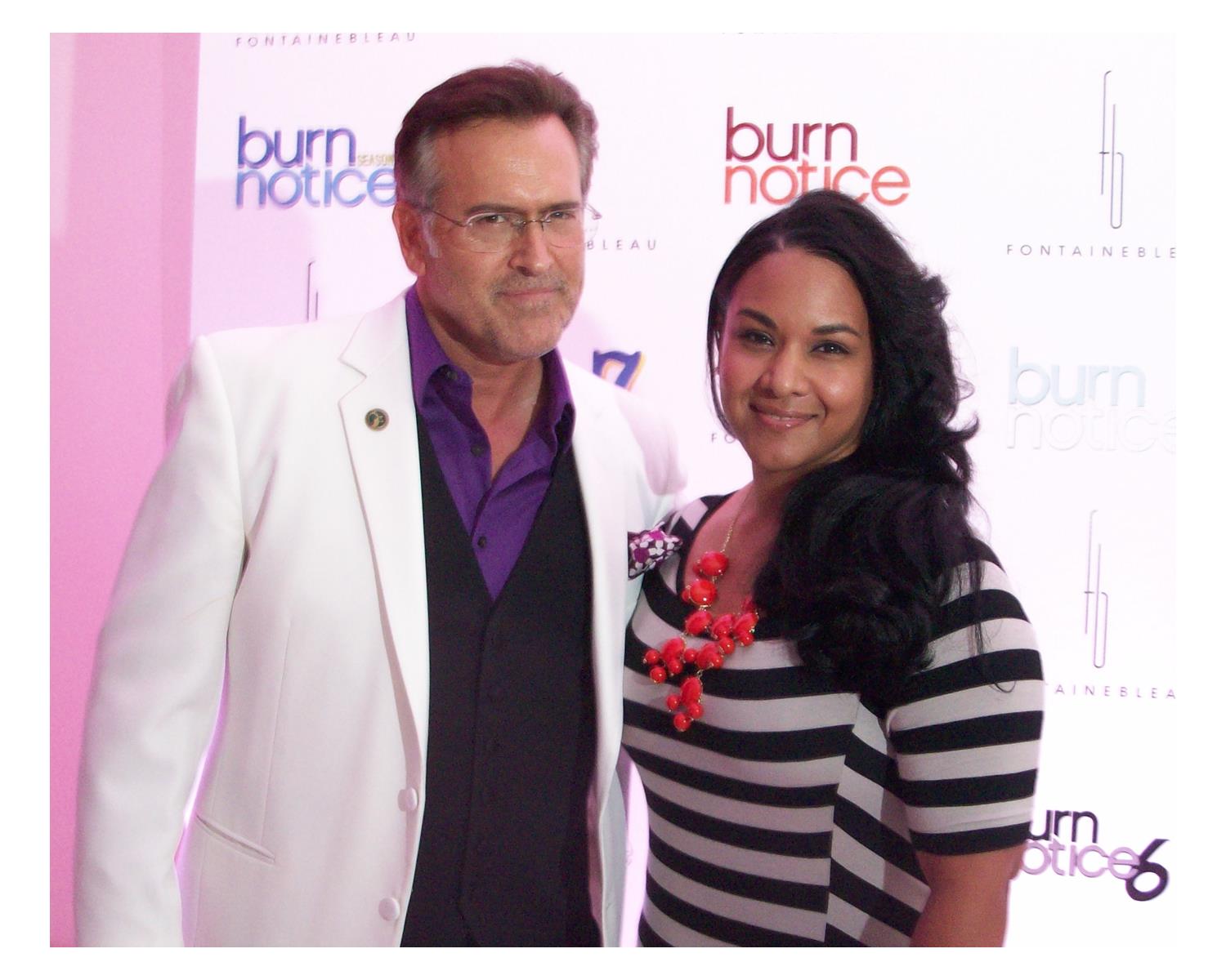 On the Red Carpet with Actor Bruce Campbell.