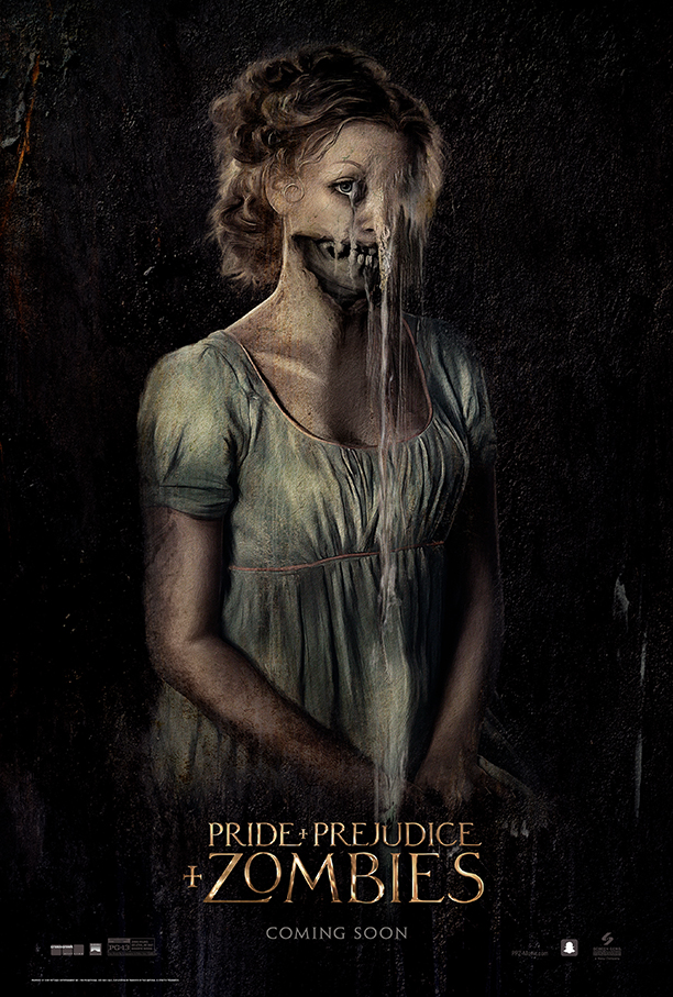 US poster for Pride and Prejudice and Zombies