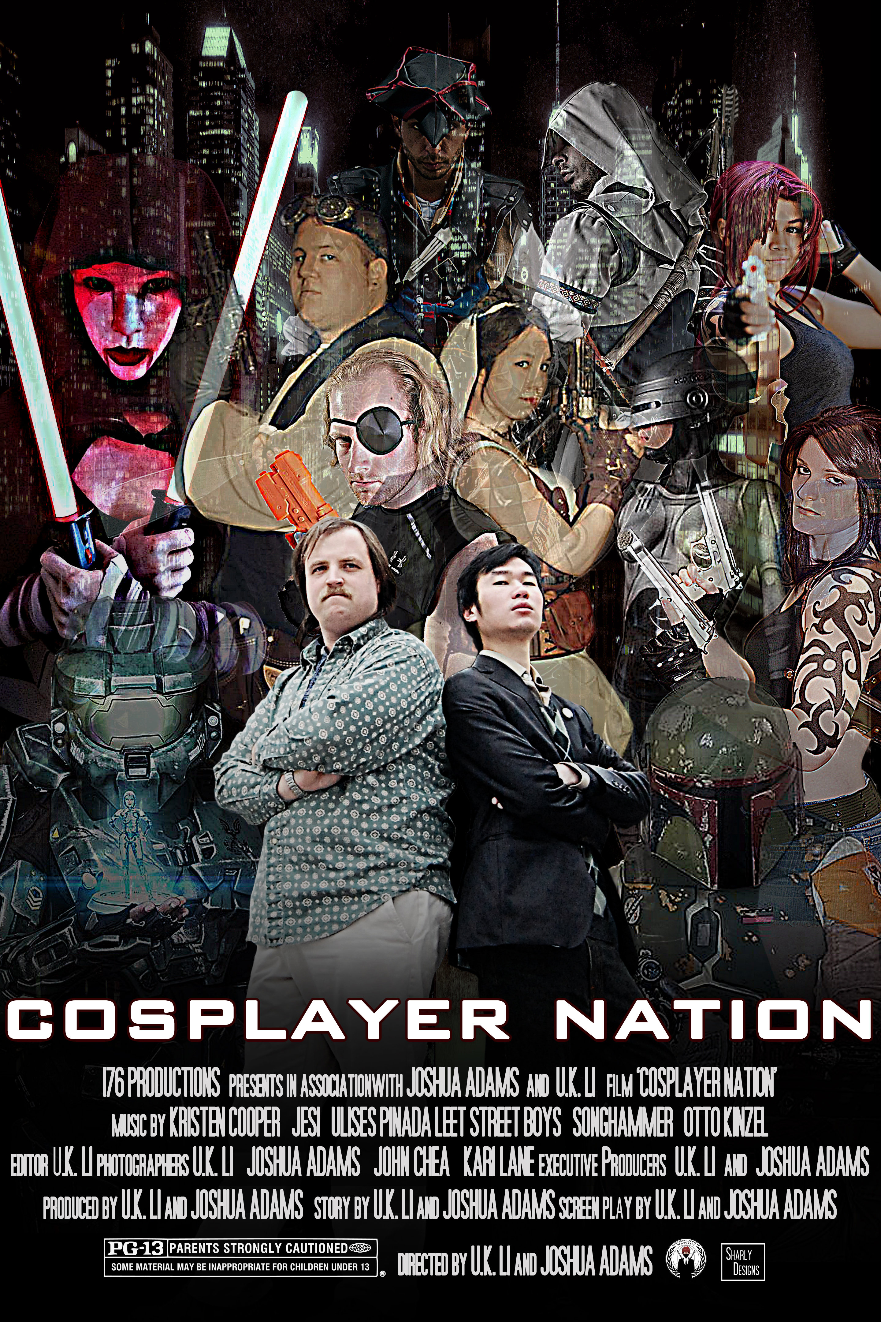 Movie Poster Credits: Jeff Kittoe as Snake Plissken. Geoff Dearing as Boba Fett. Candace McDowell as Revy (Tribal tattoo by Jeramie James and Photo credit, Sarah Von Karma). Julissa Ortiz as Asajj Ventress. Kyle Poole as Han Solo. Melissa Murray as Princess Leia. Sarula as Robocop. Capezio Rozu Serena as Revy (Photo credit, Snapbot). Joel Jackel from Assassin's Creed. JJ Griffin as Master Chief (Photo credit, Jiezl Anne Yang). Other photo credit, Will Proulx. Poster design, Sharlene Hernández.