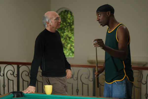 Still of Larry David, Bob Einstein and J.B. Smoove in Curb Your Enthusiasm (2000)