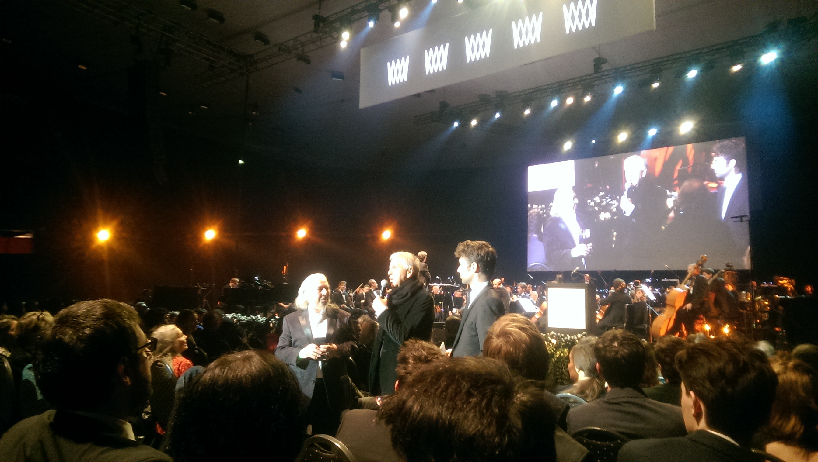 14th World Soundtrack Awards in Gent with composer Francis Lai (Love Story)