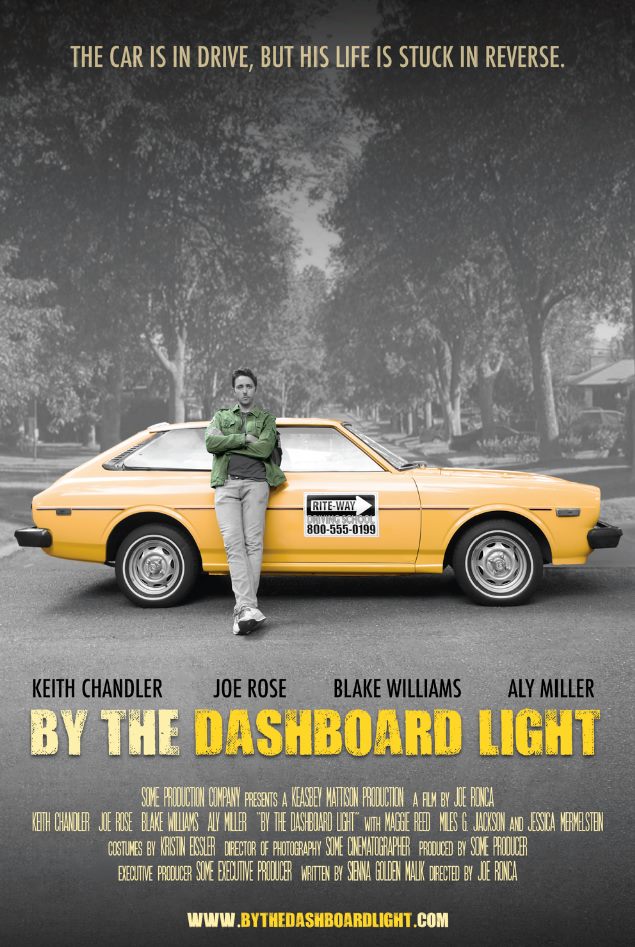Promotional poster for By The Dashboard Light