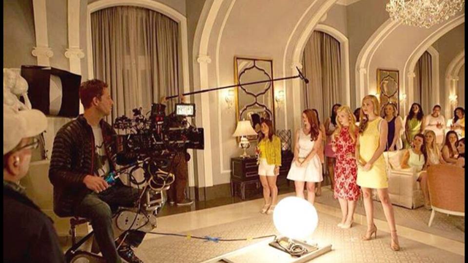 Behind the scenes filming Scream Queens Episode 1 