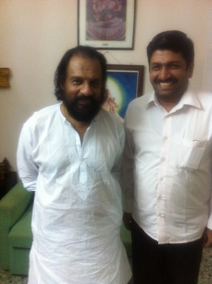 Ranga with legendary Singer Padmashri K J Yesudas