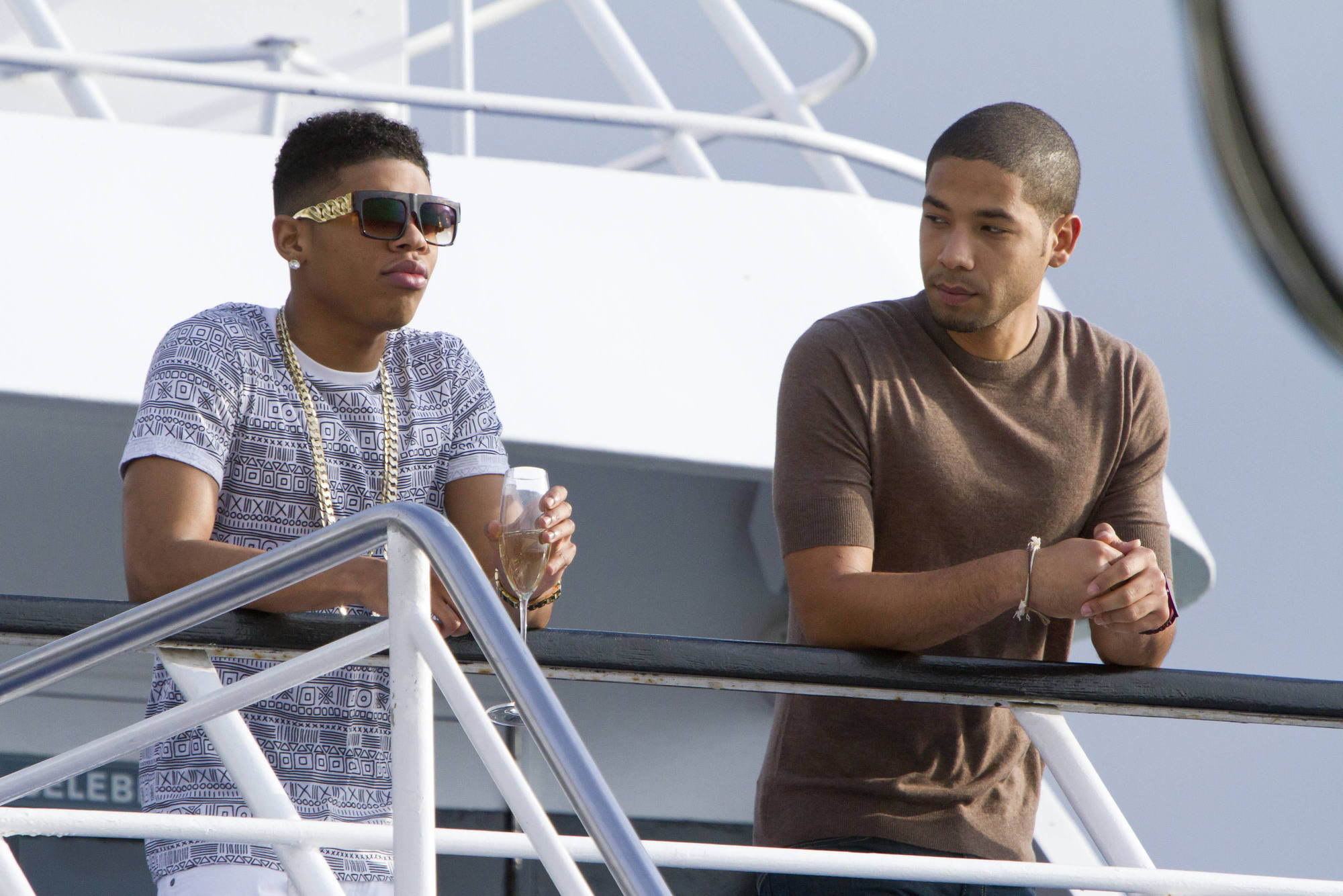 Still of Jussie Smollett and Bryshere Y. Gray in Empire (2015)