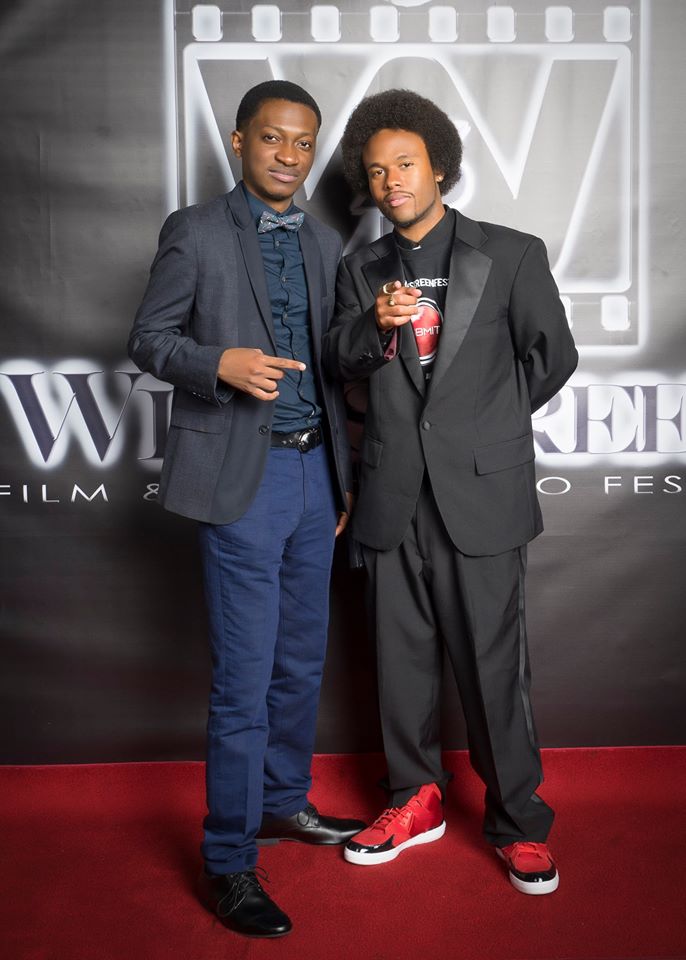 At the Widescreen Film & Music Festival With The Creator/Founder Jarrod.