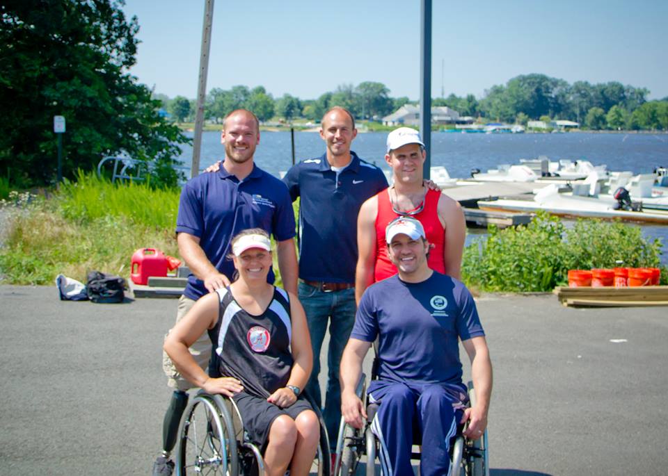 Featured athletes and Director of Para-rowing Documentary