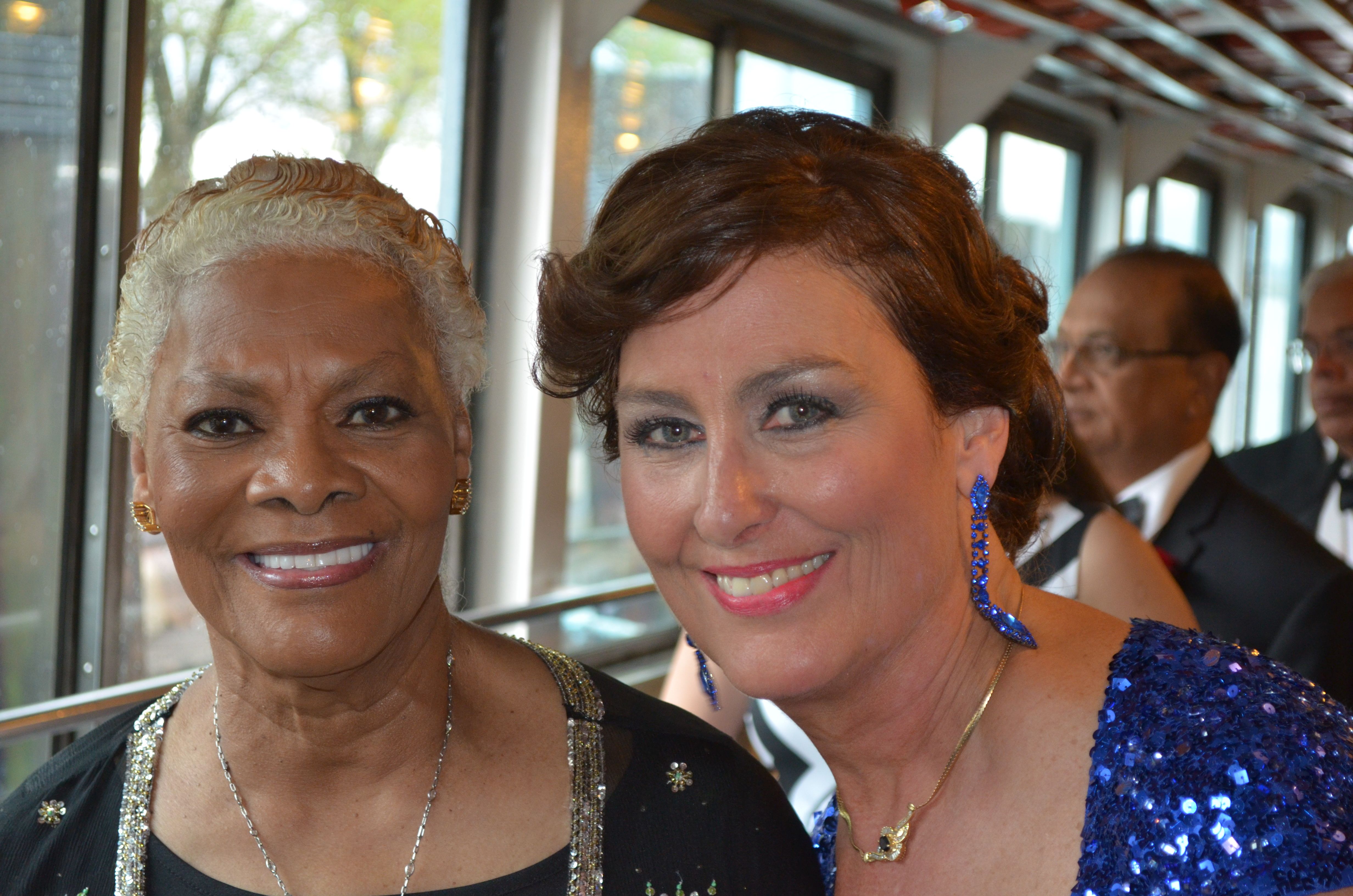 With Dionne Warwick at The Ellis Island Medal of Honor Awards. 2013