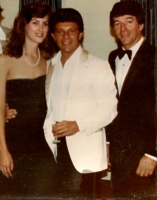 With Tom Dreesen and Frankie Avalon in 1983. Joyce E Philbin Frankie Avalon Invitational Event Photographer.