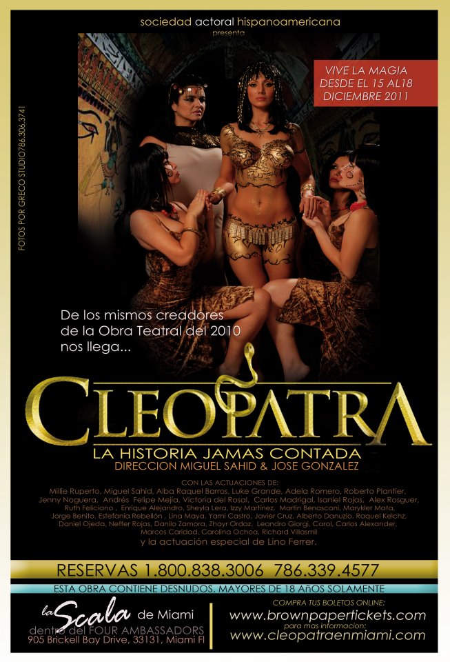 Victoria Del Rosal as Cleopatra