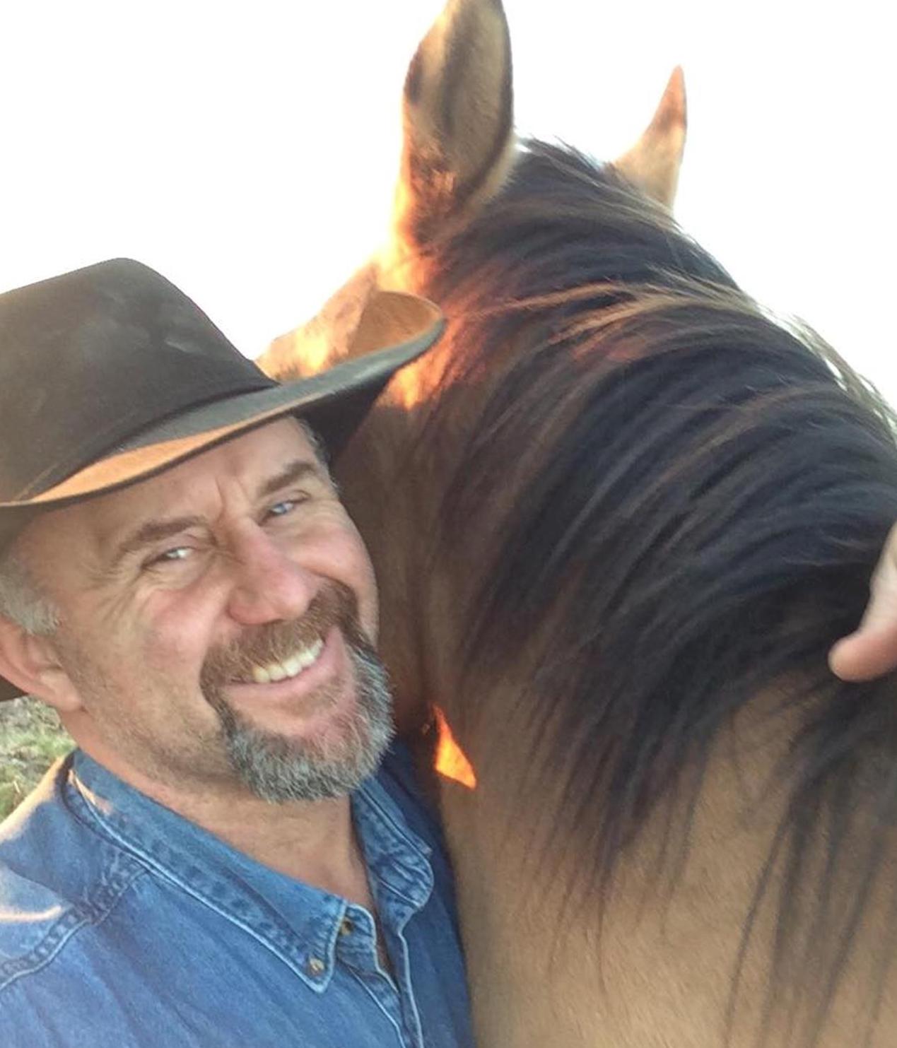 Shawn Dunham, wrangler, horse expert, military vet