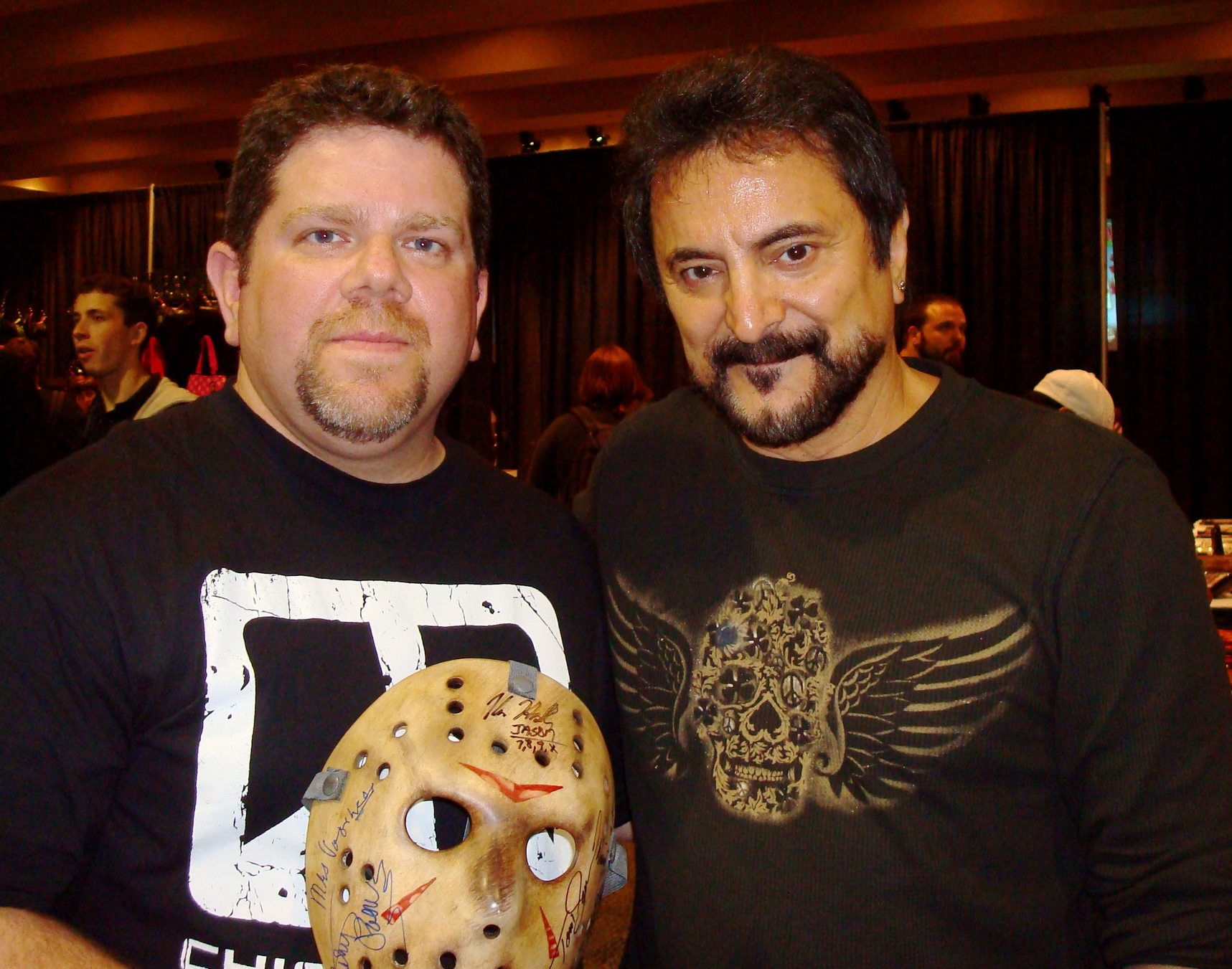 With the legendary Tom Savini, master of horror effects, in NYC