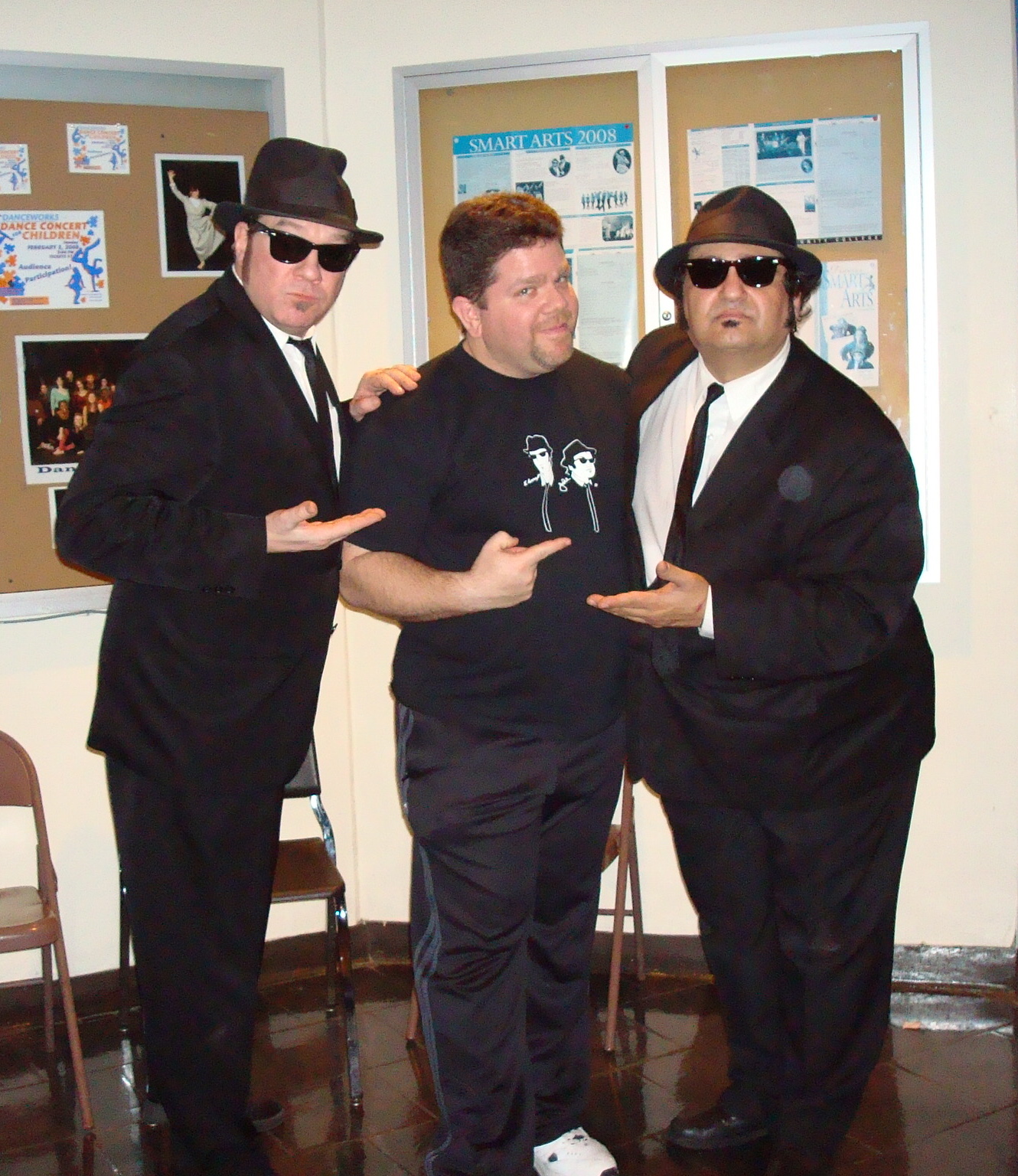 With the Official Blues Brothers Revue