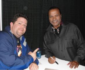 With Lando himself! Billy Dee Williams and I in NYC