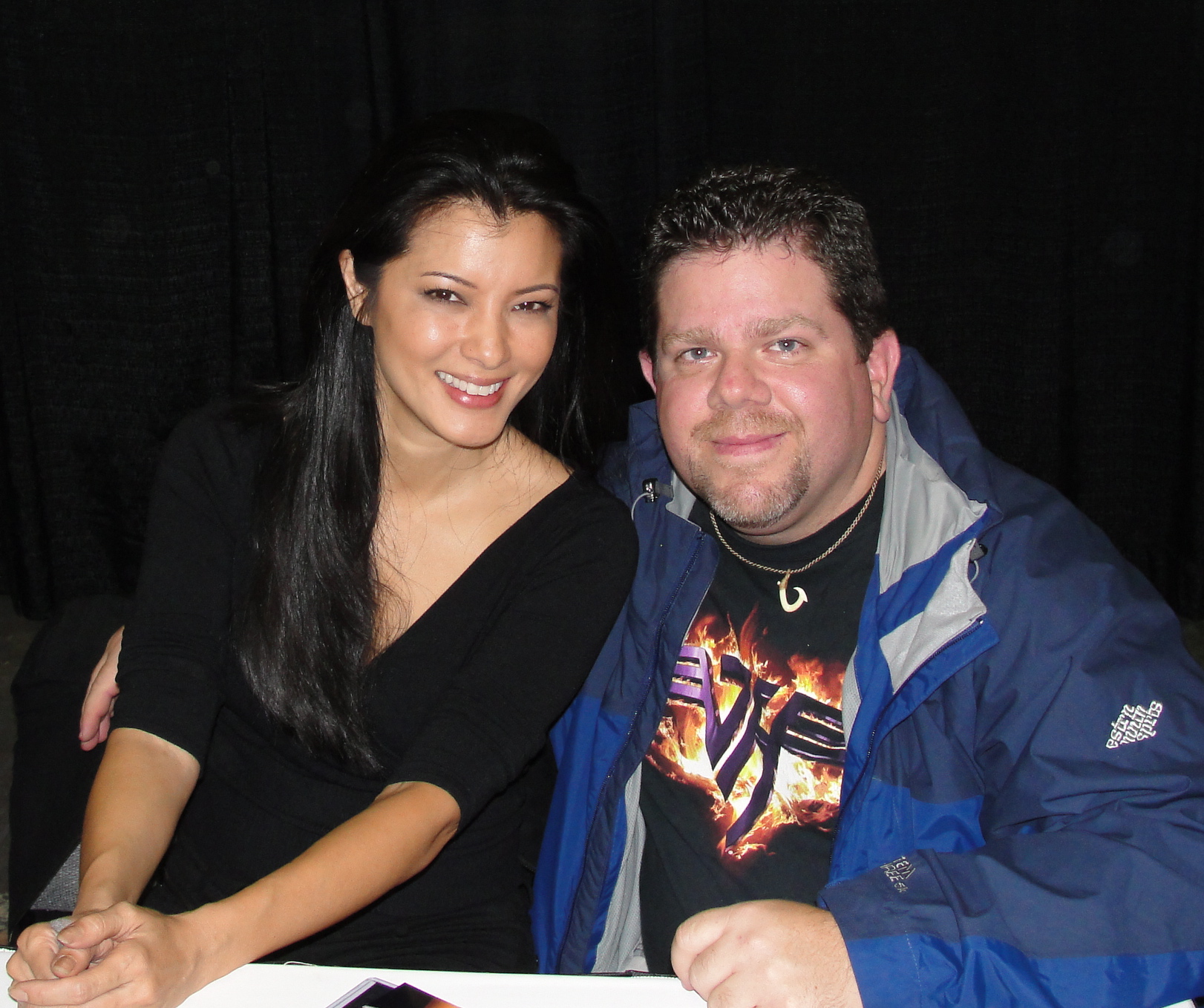 Gorgeous Kelly Hu and I in NYC