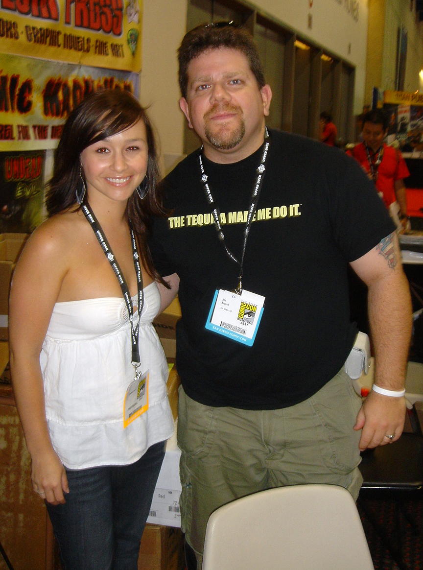 With the beautiful Danielle Harris at SDCC