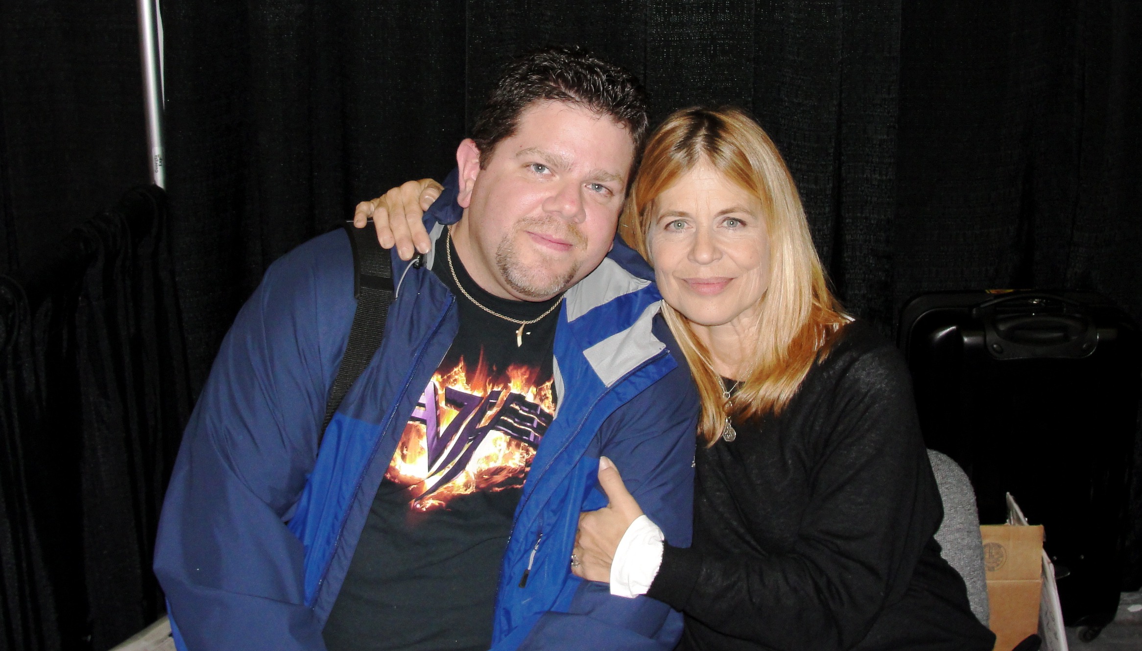 A Terminator's best friend, Linda Hamilton and I in NYC