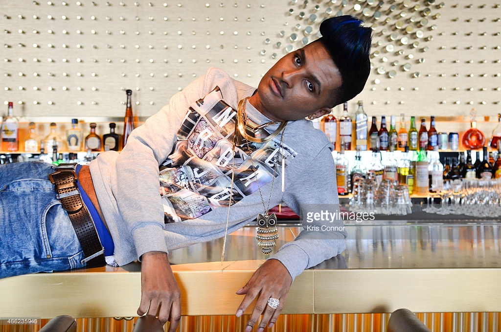 WASHINGTON, DC - Actor/singer Chosen Wilkins attends the 'A Hollywood Tragedy' promo shoot at The W Washington, DC Hotel on March 14, 2015 in Washington DC.