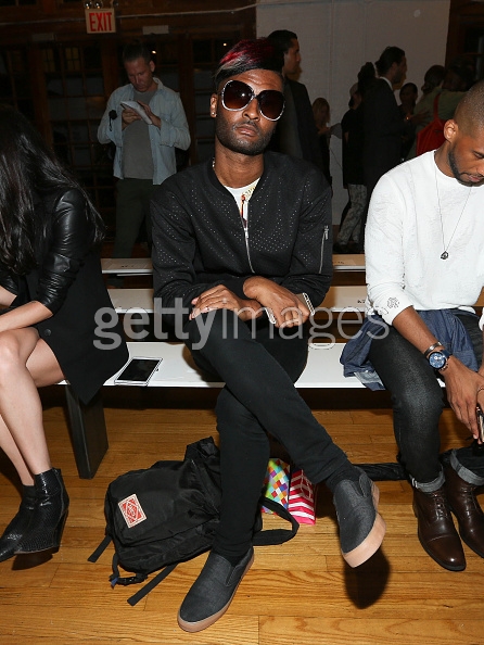 NEW YORK, NY - SEPTEMBER 10: Siger/Actor-Chosen Wilkins attends Pyer Moss fashion show during Spring 2016 New York Fashion Week on September 10, 2015 in New York City.