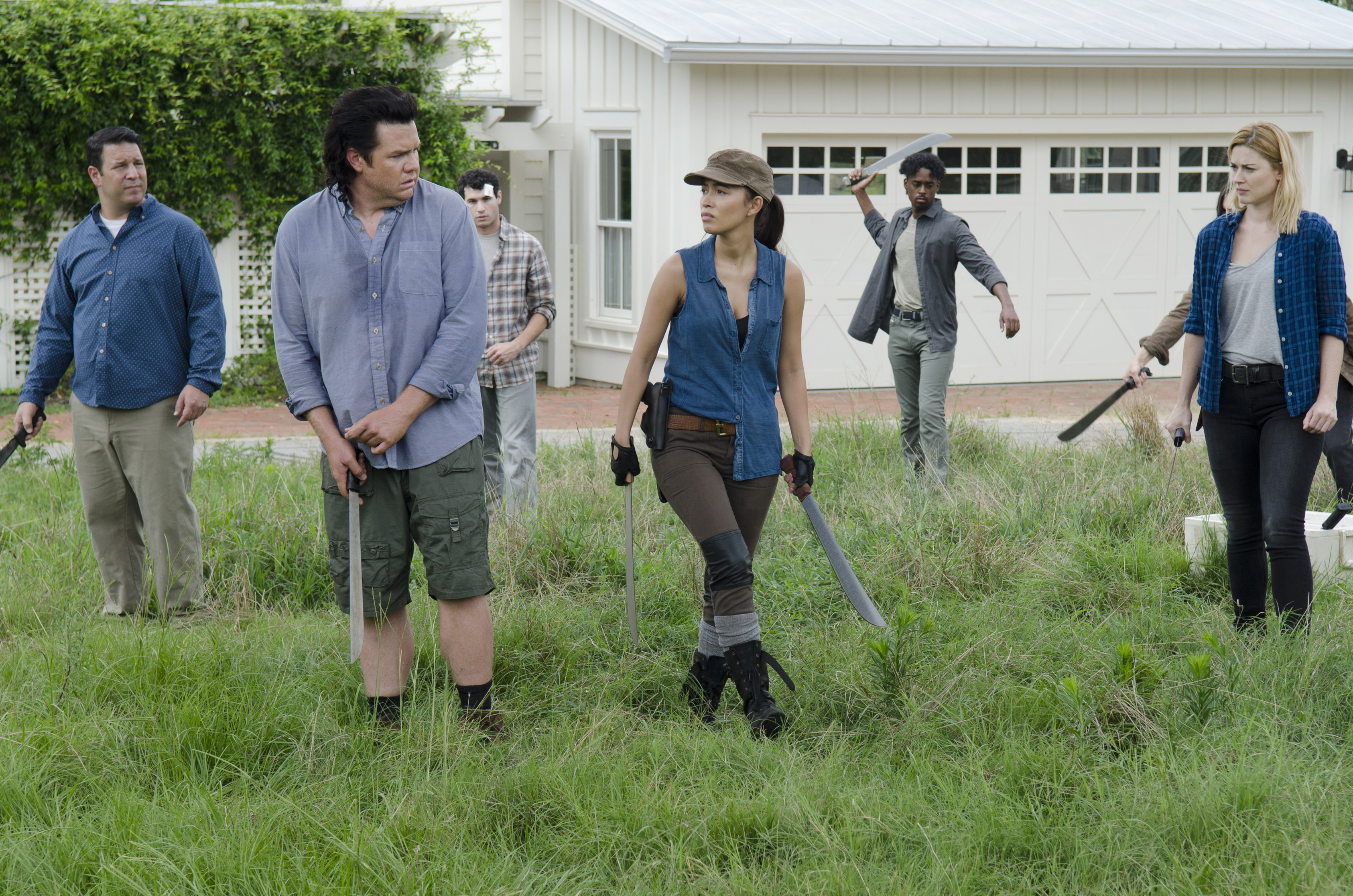 Still of Alexandra Breckenridge, Christian Serratos, David Silverman and Josh McDermitt in Vaikstantys numireliai (2010)