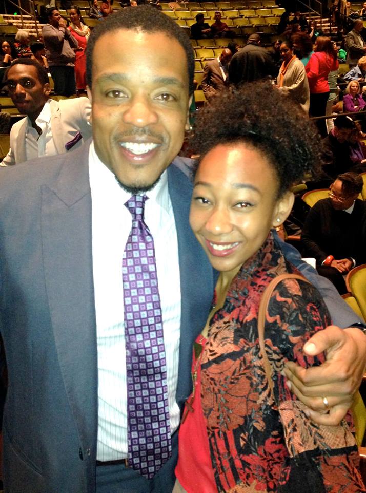 Tyler Rae & Russell Hornsby at the August Wilson Monologue Competition 2013 Edition!