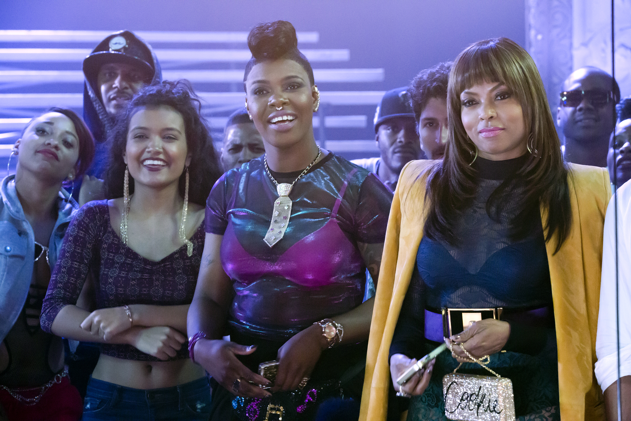 Still of Taraji P. Henson, Jamila Velazquez and Ta'Rhonda Jones in Empire (2015)