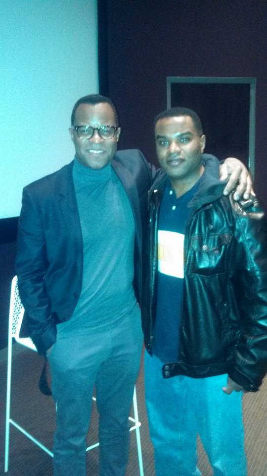 Jeremy Sykes with Geoffrey Fletcher, the first and only Black American to win an Oscar for writing, winning for 