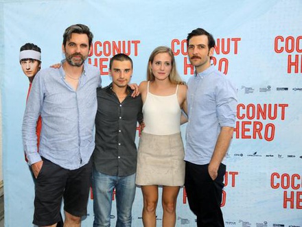 Sebastian Schipper, Alex Ozerov, Bea Santos and Director Florian Cossen at the 