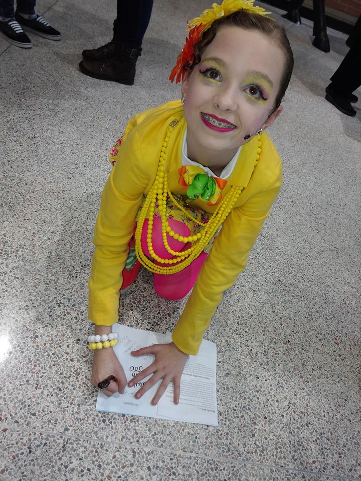 Seussical Musical as Mrs Mayor Signing autographs after the show