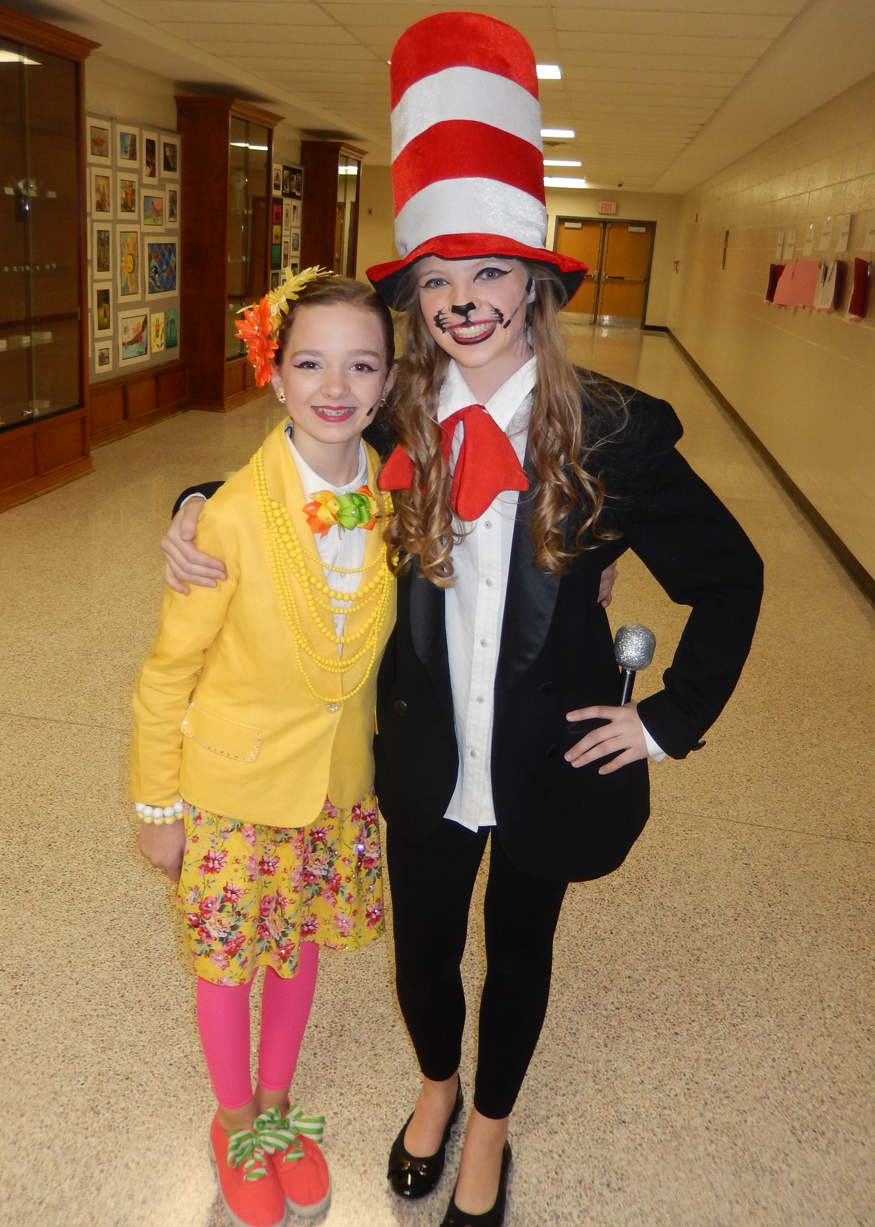 Seussical Musical as Mrs Mayor Backstage with Dr. Seuss