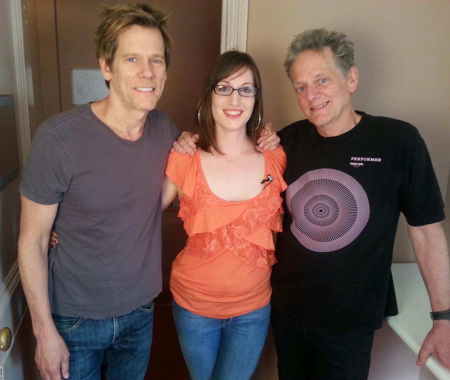 Backstage with the Bacon Brothers after our interview for The Trudy Haynes Show.
