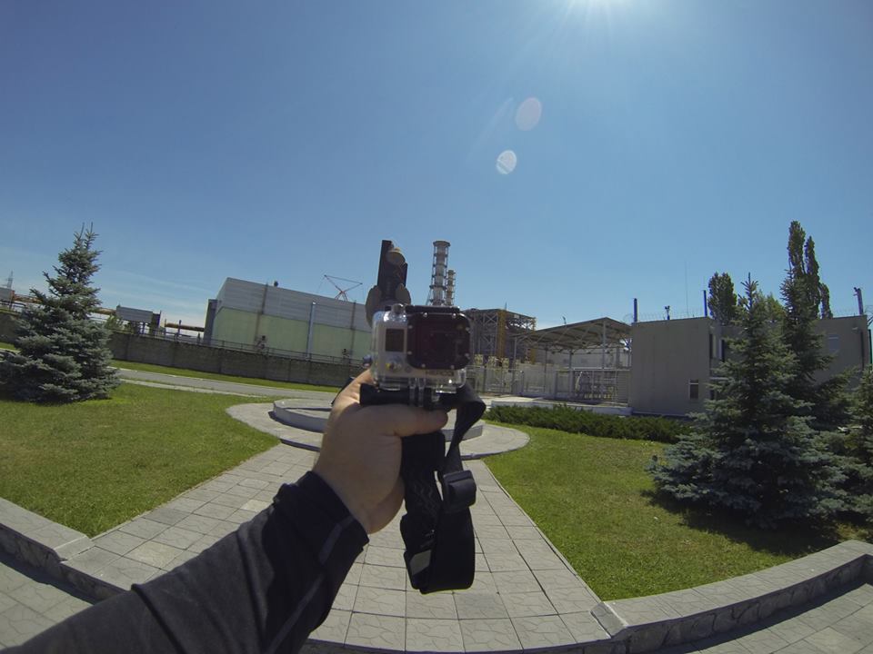 GoPro is a product sponsor of Unimaginable! This is at the foot of the exploded reactor