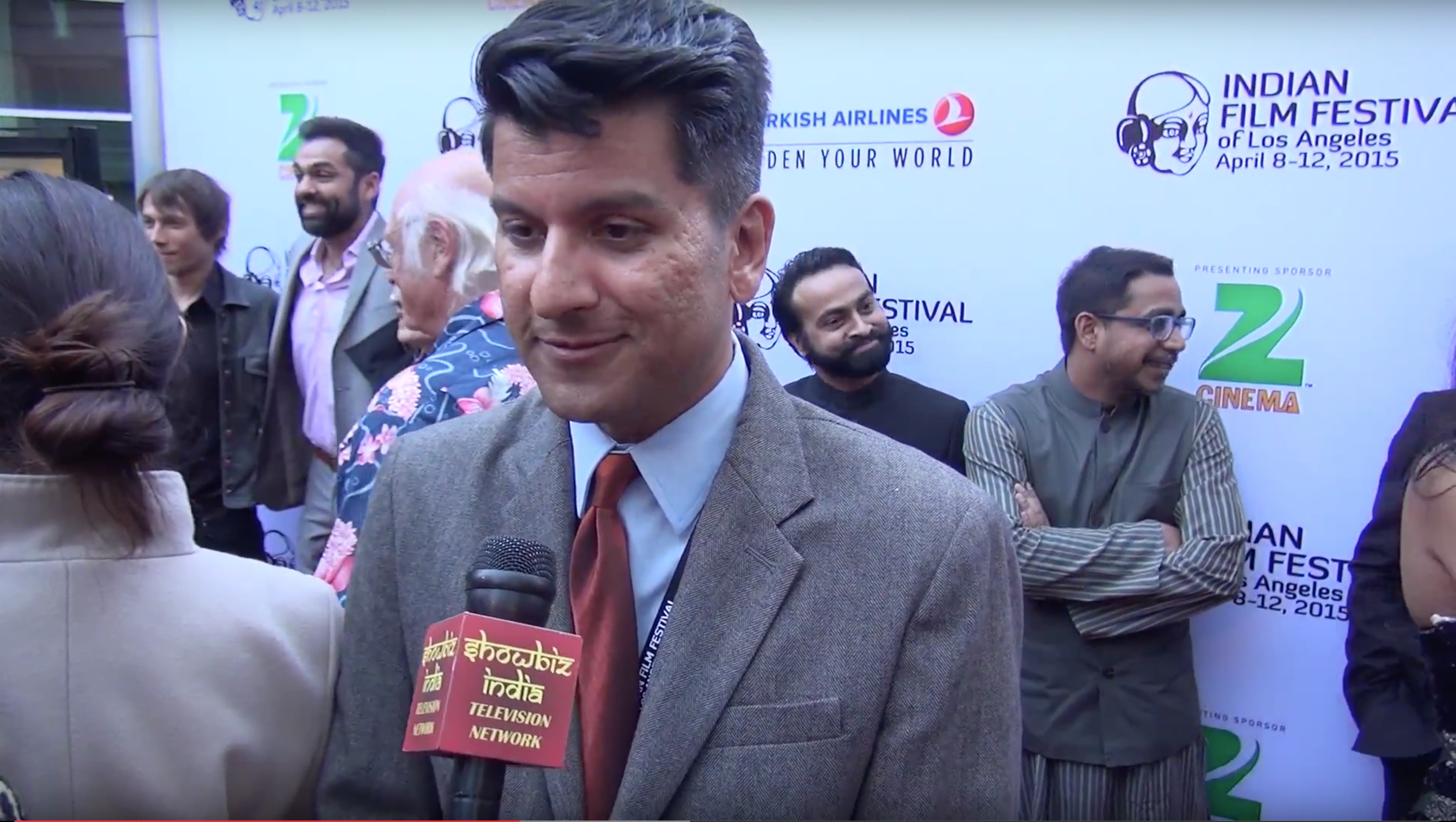IFFLA 2015 Red Carpet with Bikas Misra, Abhay Deol and Sean Baker.