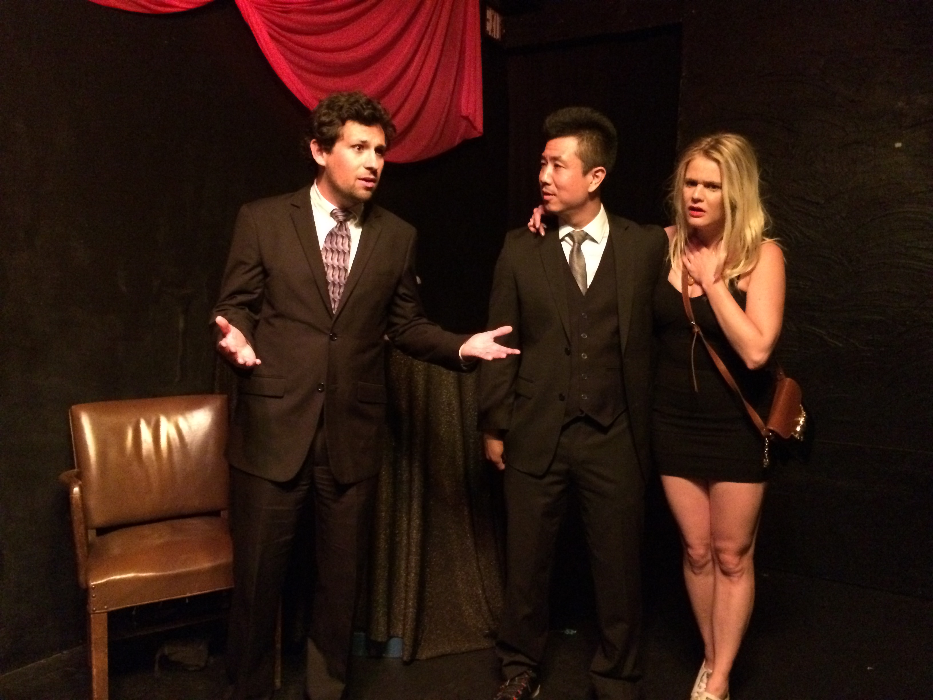 Louisa Faye in Bereaved at Zombie Joe's Underground Theatre, North Hollywood.