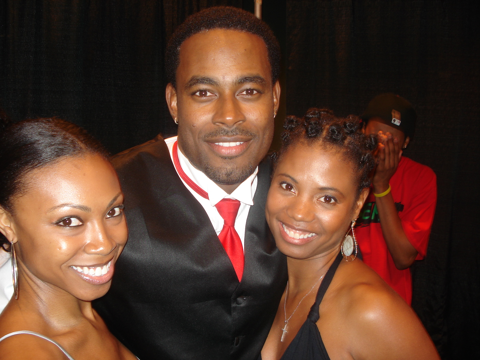 Me & Keena Ferguson w/Lamon Rucker after our performance at the National Black Theatre Festival
